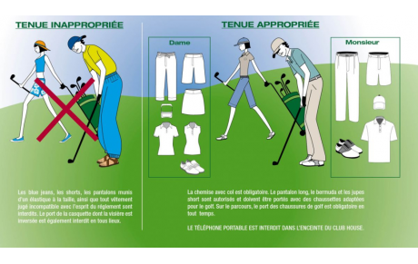 Tenue vestimentaire au golf