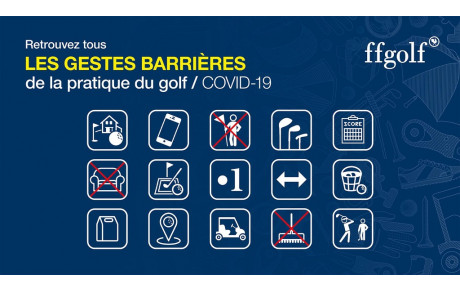 Covid-19 Bons comportements golfeurs