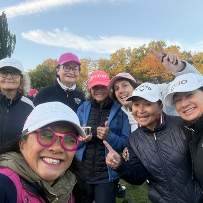 Coupe féminine . Étape 3 . Golf du Prieuré